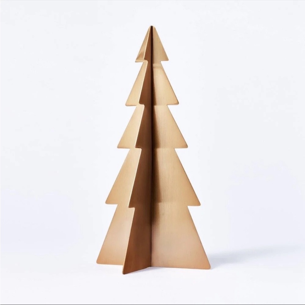 Threshold x Studio McGee Gold Antique Tabletop Tree Medium Large SET OF 2